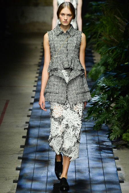 Sanne Vloet shows London S/S 2015 Erdem