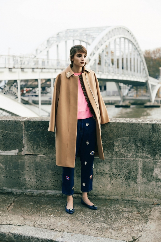 Romy Schönberger for Sonia by Sonia Rykiel Pre-Fall 2015 