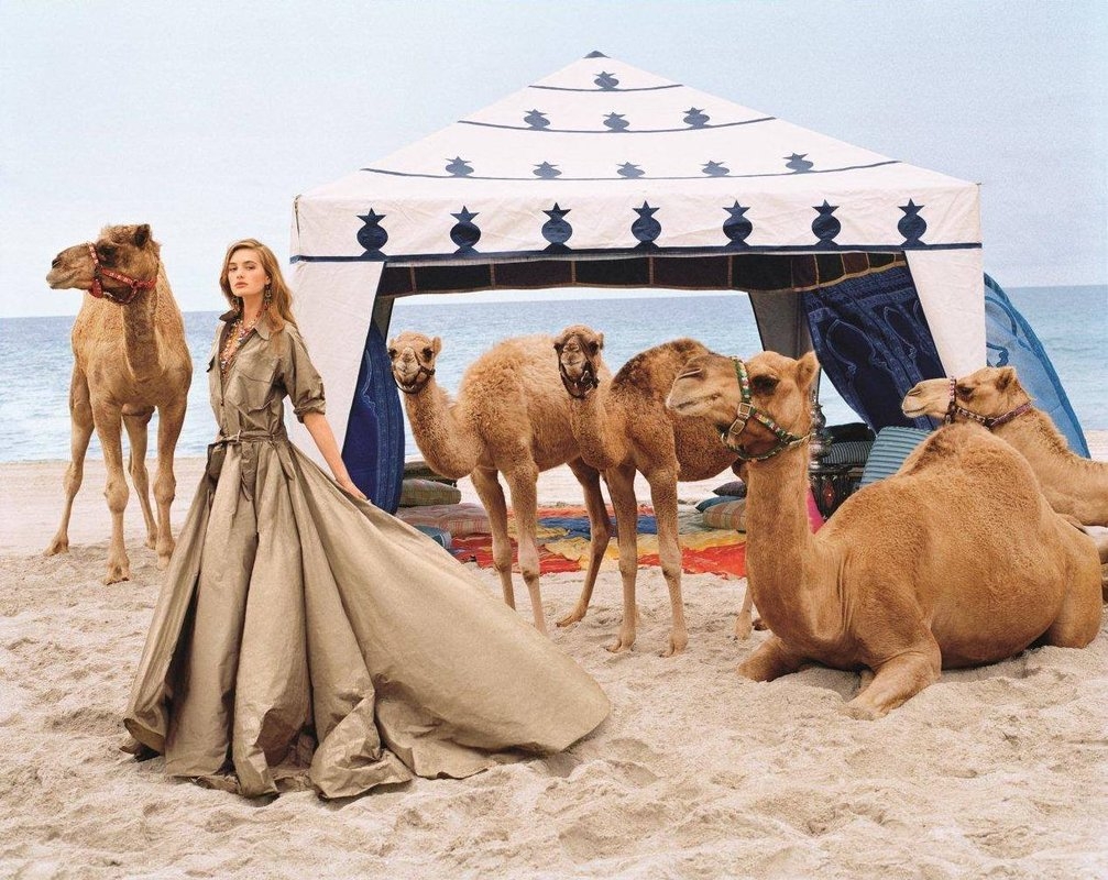 Sanne Vloet for Ralph Lauren S/S 2015 photographer Bruce Weber 