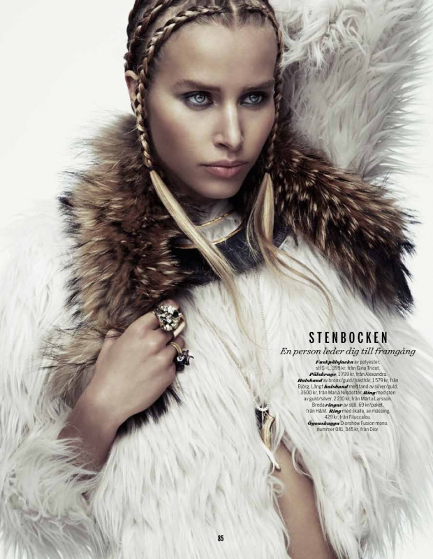 Annemara Post for Damernas January 2015 photographer Rickard Aronsson 