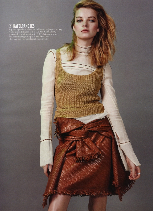 Gwen Loos for Dutch Elle February 2015 photographer Carmen Kemmink 