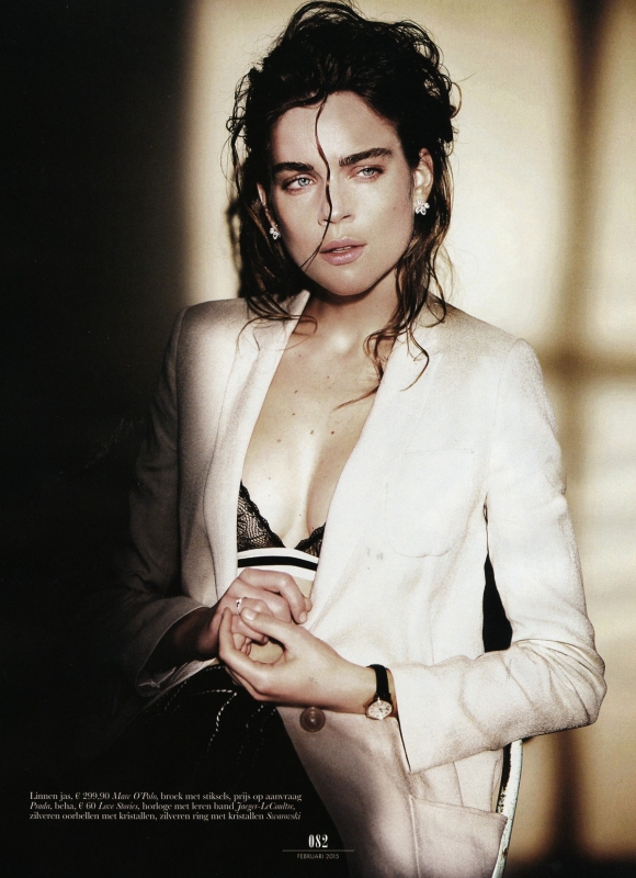 Kim Noorda for Dutch Elle February 2015 photographer Pablo Delfos 