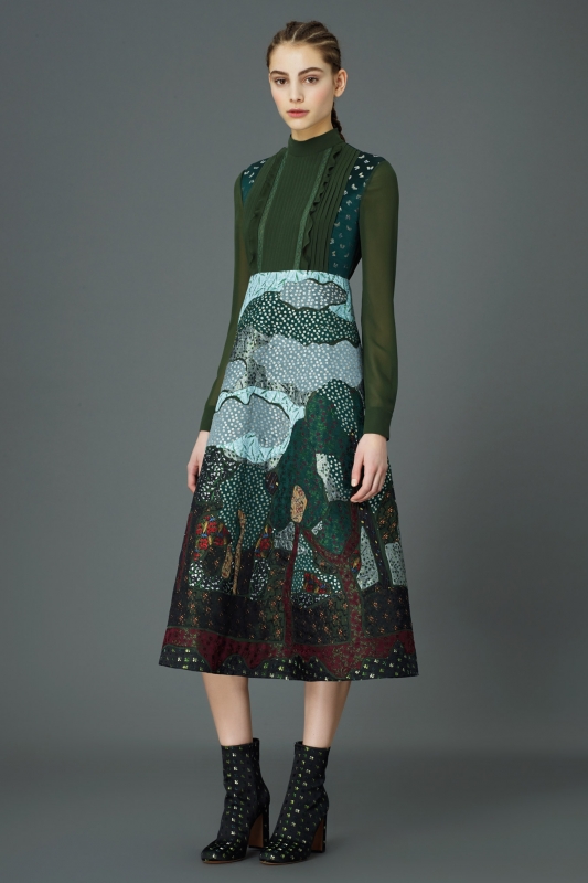 Romy Schönberger for Valentino Pre-Fall 2015 