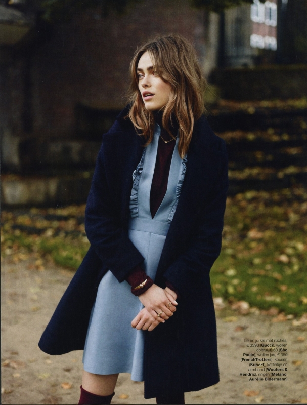 Sophie Vlaming for Dutch Marie Claire February 2015 photographer David Cohen de Lara 