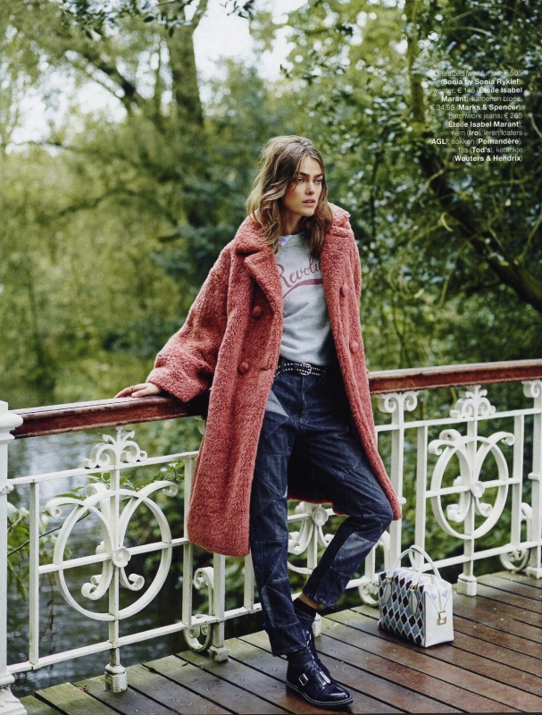 Sophie Vlaming for Dutch Marie Claire February 2015 photographer David Cohen de Lara 