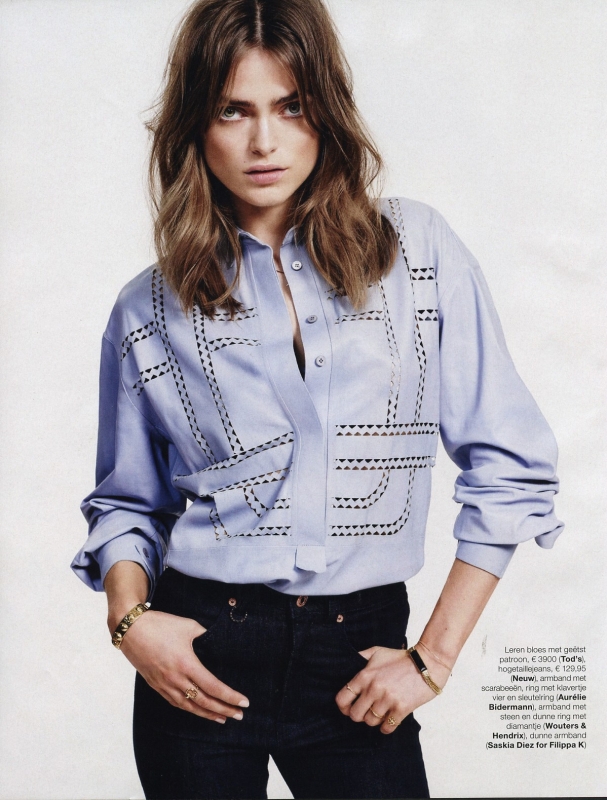 Sophie Vlaming for Dutch Marie Claire February 2015 photographer David Cohen de Lara 