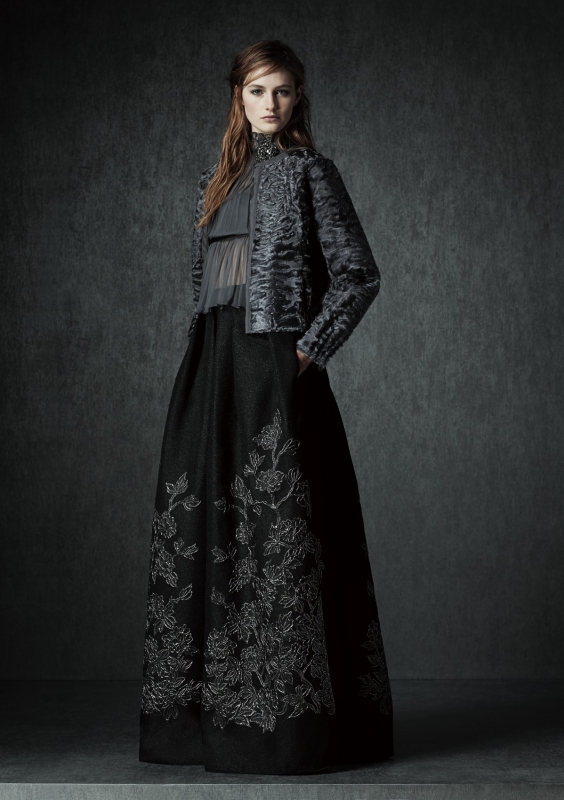 Sanne Vloet for Alberta Ferretti Pre-Fall 2015 