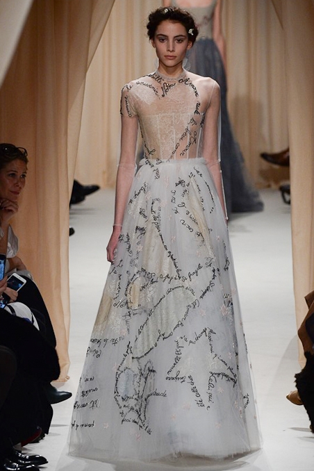 Romy Schönberger exclusive for Valentino Spring Couture 2015 