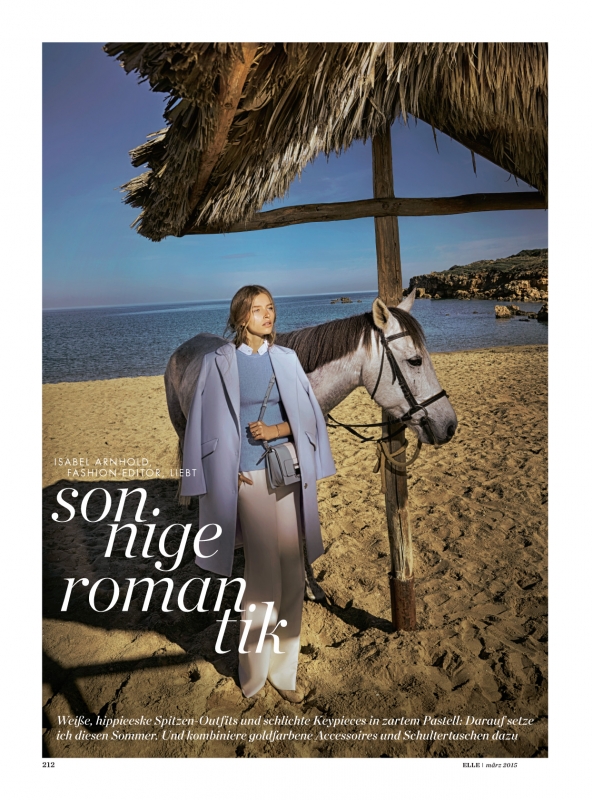 Annemara Post for German Elle March 2015 Photographer Kostas Avgoulis 