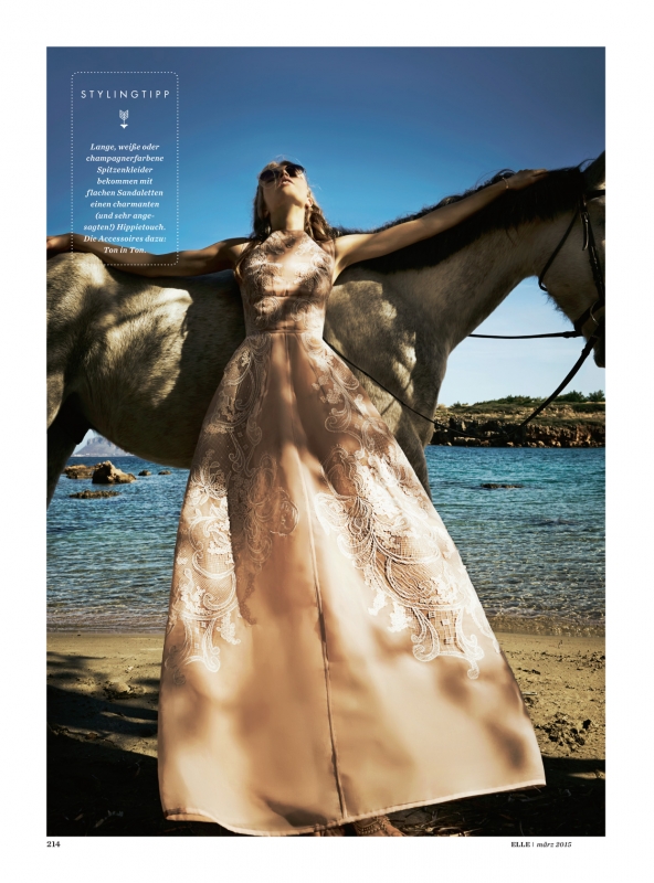 Annemara Post for German Elle March 2015 Photographer Kostas Avgoulis 