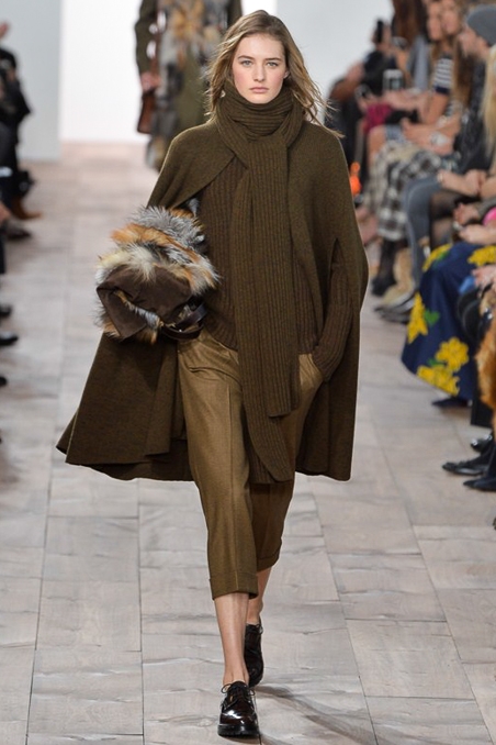 Sanne Vloet shows New York Fall 2015 Michel Kors