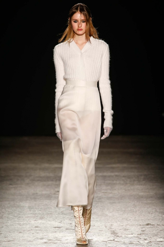 Sanne Vloet shows Milan Fall 2015 Francesco Scognamiglio