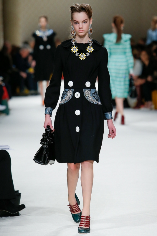 Estella Boersma show Miu Miu Exclusive Fall 2015 