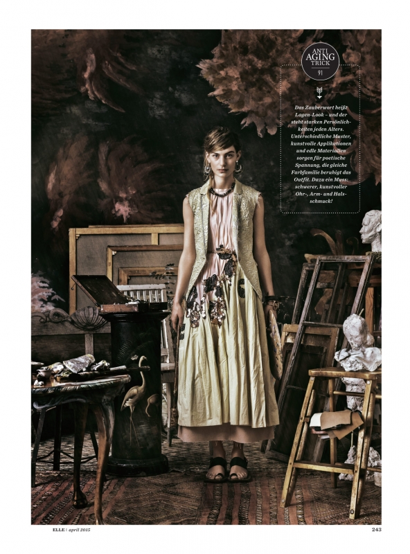 Gwen Loos en Renee Meijer for German Elle april 2015 photographer Carl Bengtsson 