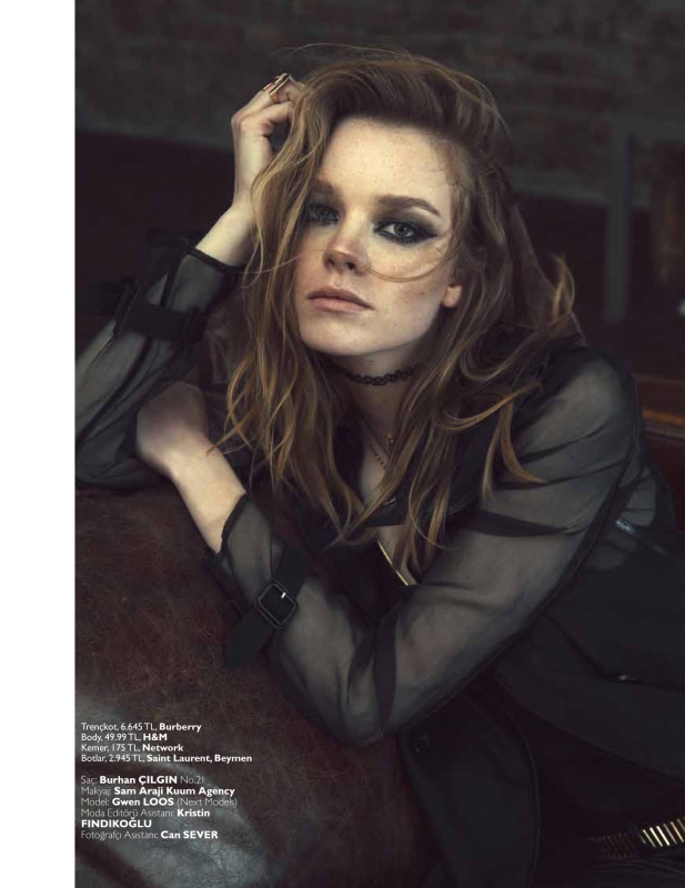 Gwen Loos for Grazia Turkey 2015 photographer Begüm Yetis 