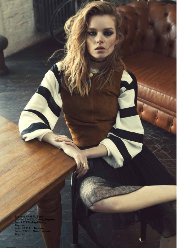 Gwen Loos for Grazia Turkey 2015 photographer Begüm Yetis 