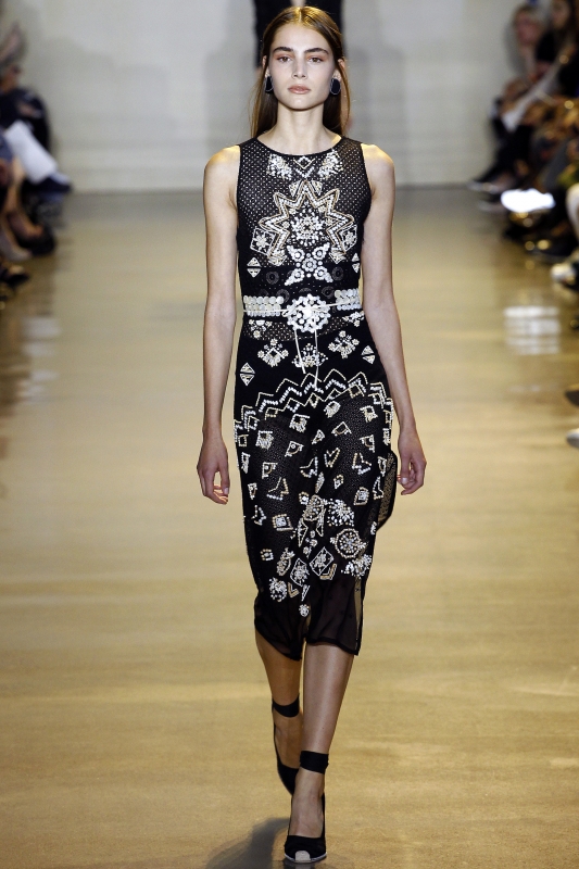 Romy Schönberger shows New York Spring Summer 2016 Altuzarra