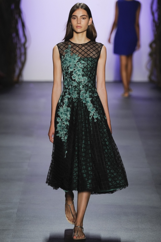 Romy Schönberger shows New York Spring Summer 2016 Tadashi Shoji