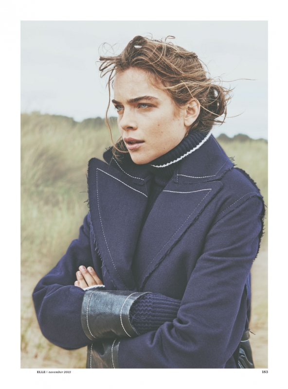 Kim Noorda for German Elle November 2015, Photographer Carl Bengtsson 