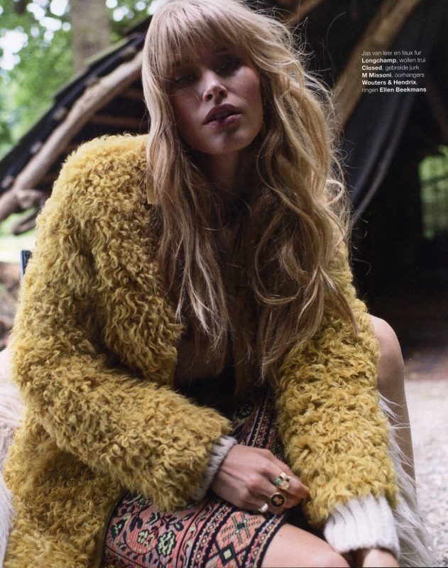 Annemara Post Squares Up In Louis Vuitton for Marie Claire Romania