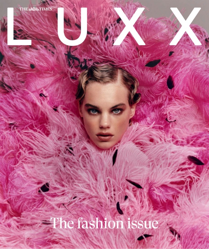 Estella Boersma for the fashion issue The Times LUXX, Photographer Louise Banks, Stylist Sophie Pera, Hair Mark Francome, Make-up Terry Barber 