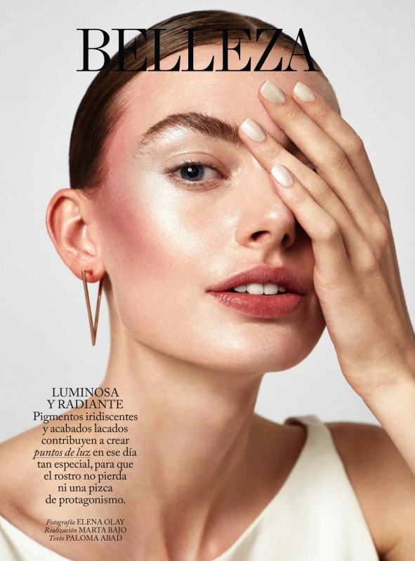 Hanna Verhees for Vogue Novias Spain November 2018, Photographer Elena Olay, Stylist Marta Bajo 