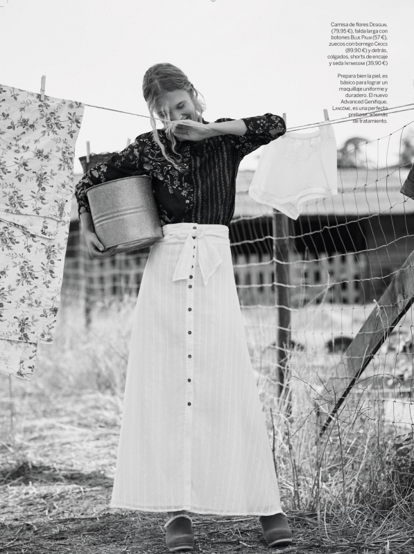 Country girl Rianne for Moda Magazine November 2018, Photographer Edu Garcia, Stylist Beatriz Valdivia 