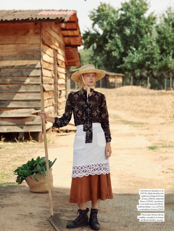 Country girl Rianne for Moda Magazine November 2018, Photographer Edu Garcia, Stylist Beatriz Valdivia 