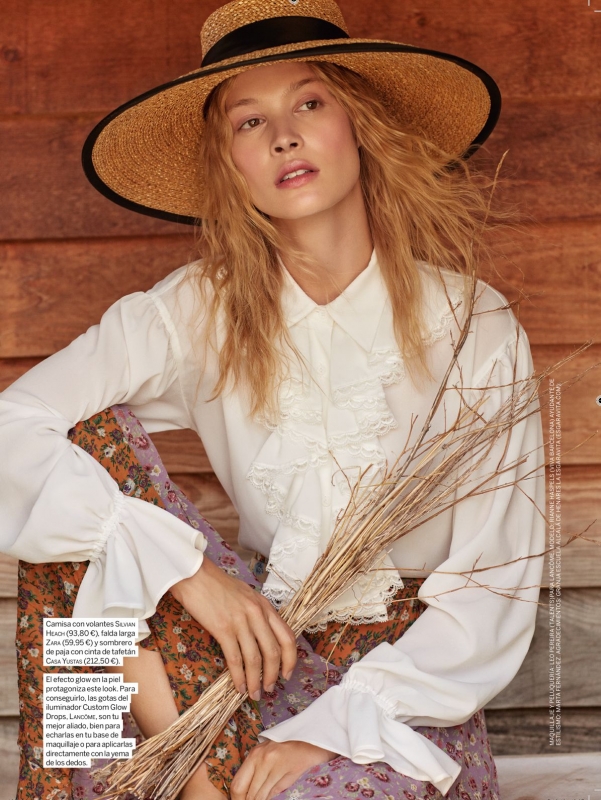 Country girl Rianne for Moda Magazine November 2018, Photographer Edu Garcia, Stylist Beatriz Valdivia 