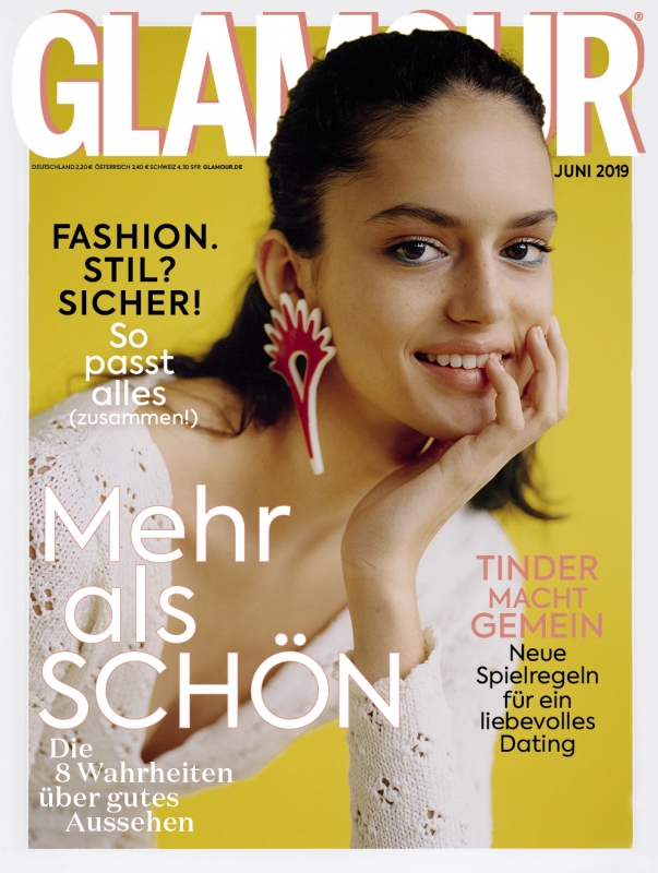 Very beautiful first cover and nice interview Nikki Vonsee for German Glamour, Photographer vitall Gelwich 