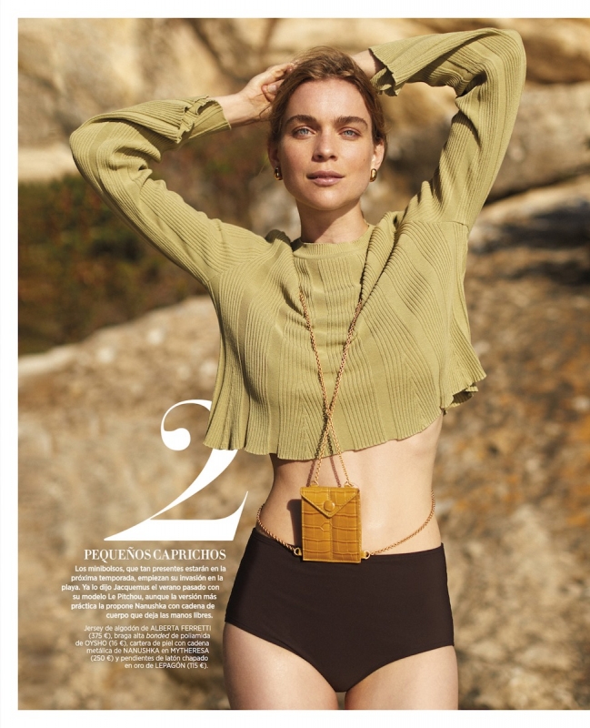 Kim Noorda captured by Josefina Andrés for Spanish Harpers Bazaar, Stylist Ana Tovar, Hair and Make-up Manuela Pane 