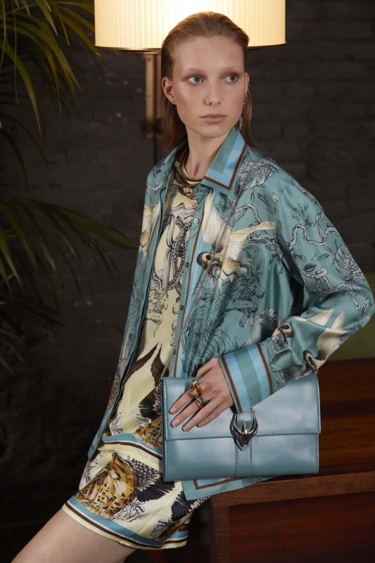 Demy de Vries for Roberto Cavalli Resort 2020 