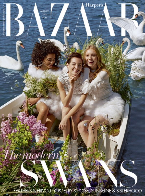 Lovely covers and nice story with Demy de Vries for Harpers Bazaar UK, Photographer Agata Pospieszynska, Stylist Charlie Harrington 