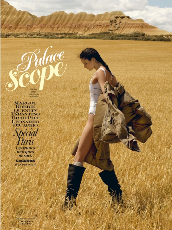 Very beautiful Cover story Nikki Vonsee for Palace Scope captured by Anthony Arquier, Artistic director Anne Delalandre, Stylist Coline Peyrot 