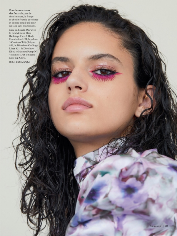 Cute beauty story Nikki Vonsee for French Glamour, captured by Maxime Cardol 