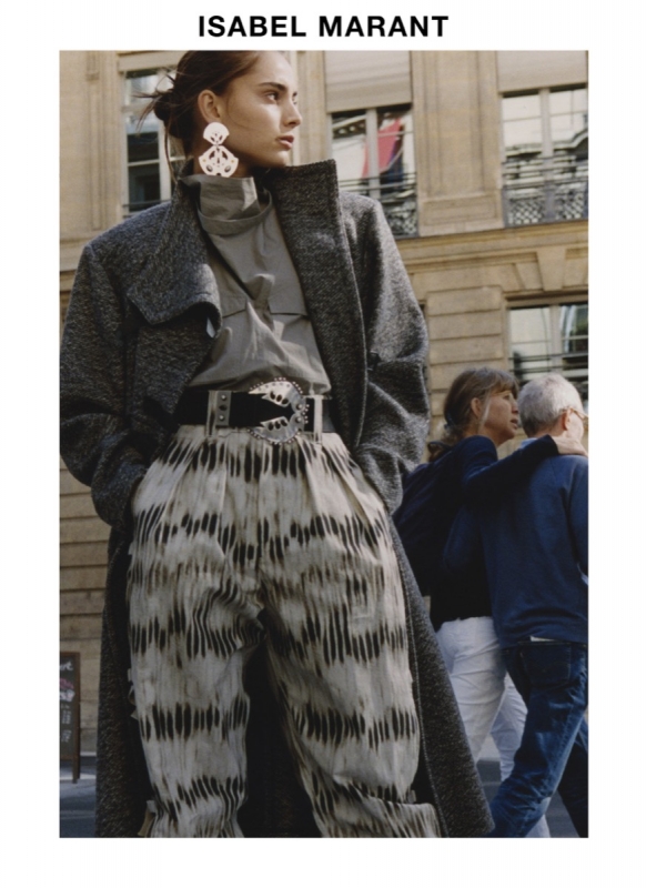 Romy Schönberger in great looks for Isabel Marant! 