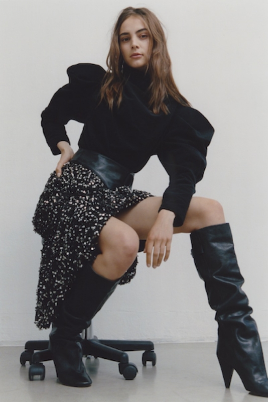 Nice strong story Romy Schönberger for Isabel Marant, photographed by Lukasz Pukowiec 