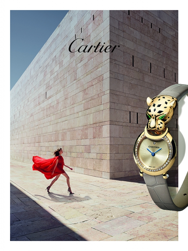 Bette Franke in a very impressive shoot for Cartier Jewelry and Parfum Campaign, captured by Vincent van de Wijngaard, Styled by Camille Bidault Waddington 