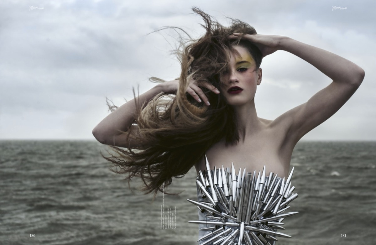 What a fantastic shoot Marije Rekker for Mirror Mirror, captured by talented Chris Philippo and fantastic hair and make-up by Pernell and Romy Legger 