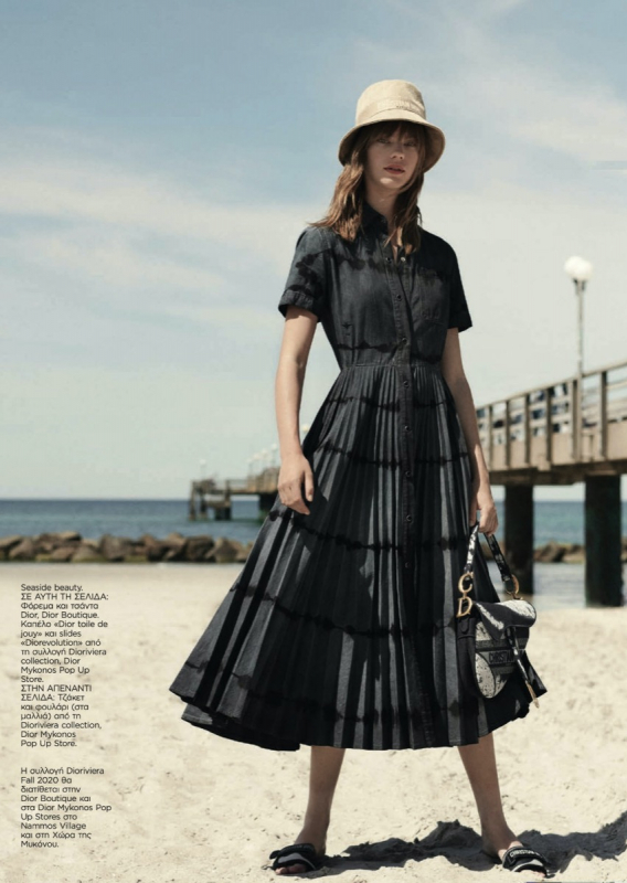 Lovely summer story Estella Boersma for Harpers Bazaar, captured by Alex Waltl. Stylist Sandy Armeni 