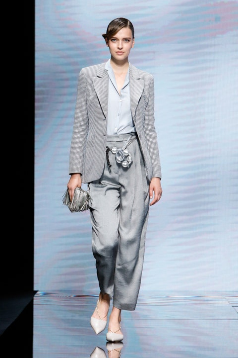 Merel Zoet opened digital Giorgio Armani Spring 2021 RTW 