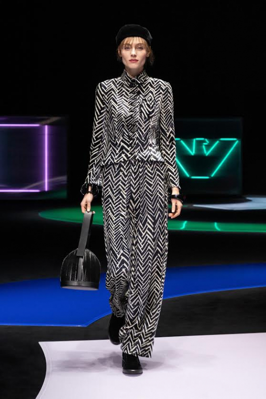 Anna-Sophia Evers for Emporio Armani Fall 2021 Ready-to-wear 