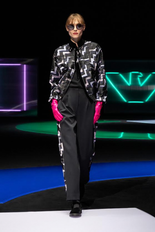 Anna-Sophia Evers for Emporio Armani Fall 2021 Ready-to-wear 