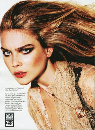 Kim Noorda  Glamour Dutch September 2010 photographer Alique 