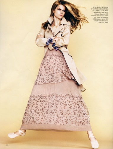 Bo Don for Vogue UK January 2011 photographer Ben Weller 