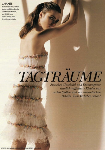 Sophie Vlaming for Elle German February 2011 photographer Sven Baenziger 