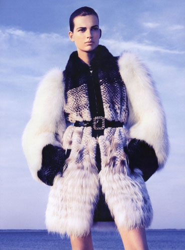 Bette Franke for Harpers Bazaar USA September 2011 photographer Camilla Akrans 