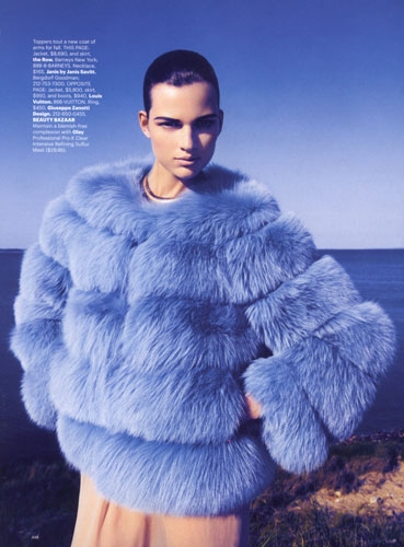 Bette Franke for Harpers Bazaar USA September 2011 photographer Camilla Akrans 