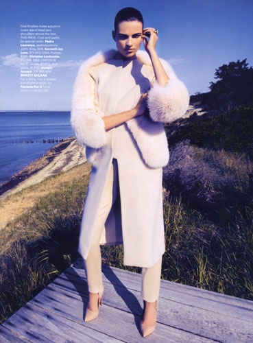 Bette Franke for Harpers Bazaar USA September 2011 photographer Camilla Akrans 