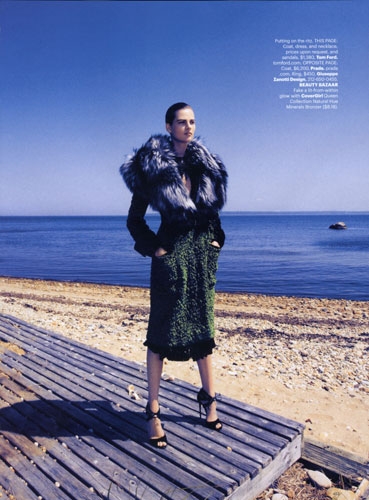 Bette Franke for Harpers Bazaar USA September 2011 photographer Camilla Akrans 